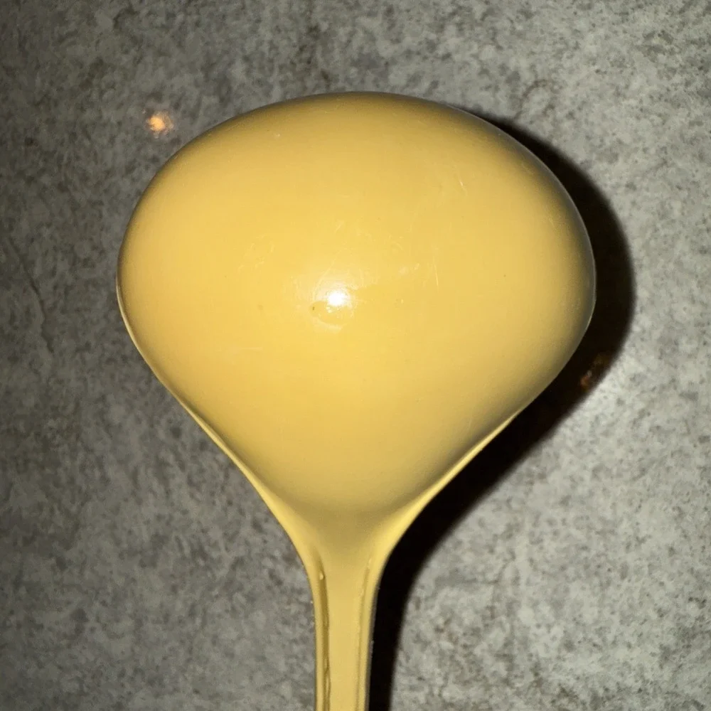 Vintage Foley Nylon Soup Stew Ladle Spoon Dipper Kitchen Utensil Yellow 11 Inch